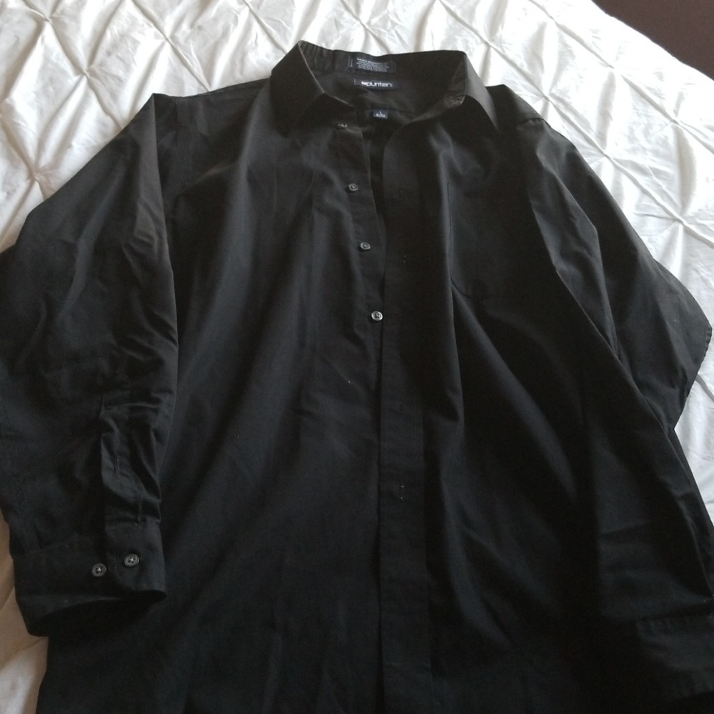 Black long sleeve button up
